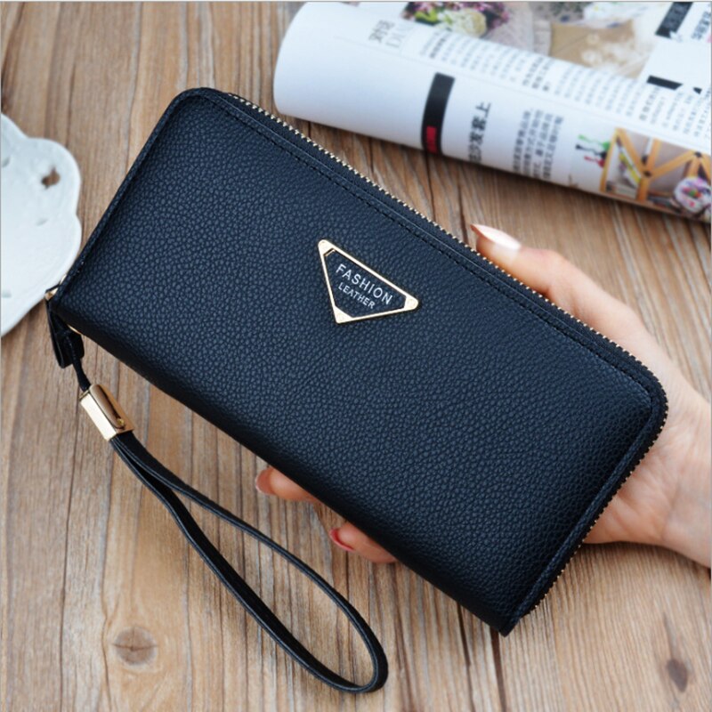 Custodia a portafoglio per telefono per Xiaomi Redmi Note 9s 9 8 pro 9A 9C 9T 8A Flip Cover custodia in pelle PU con cerniera slot per porta carte: Frosted Nero