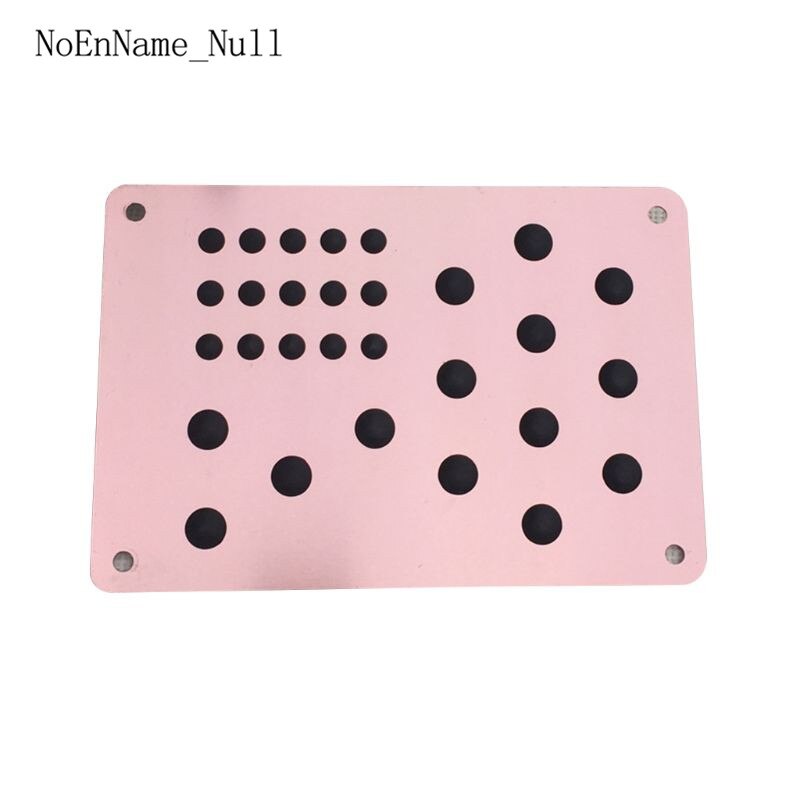 1pc Universal Aluminum Car Floor Mat Patch Non-slip Heel Plate Footrest Carpet Pedal Pad Car Mat Anti-skid: A