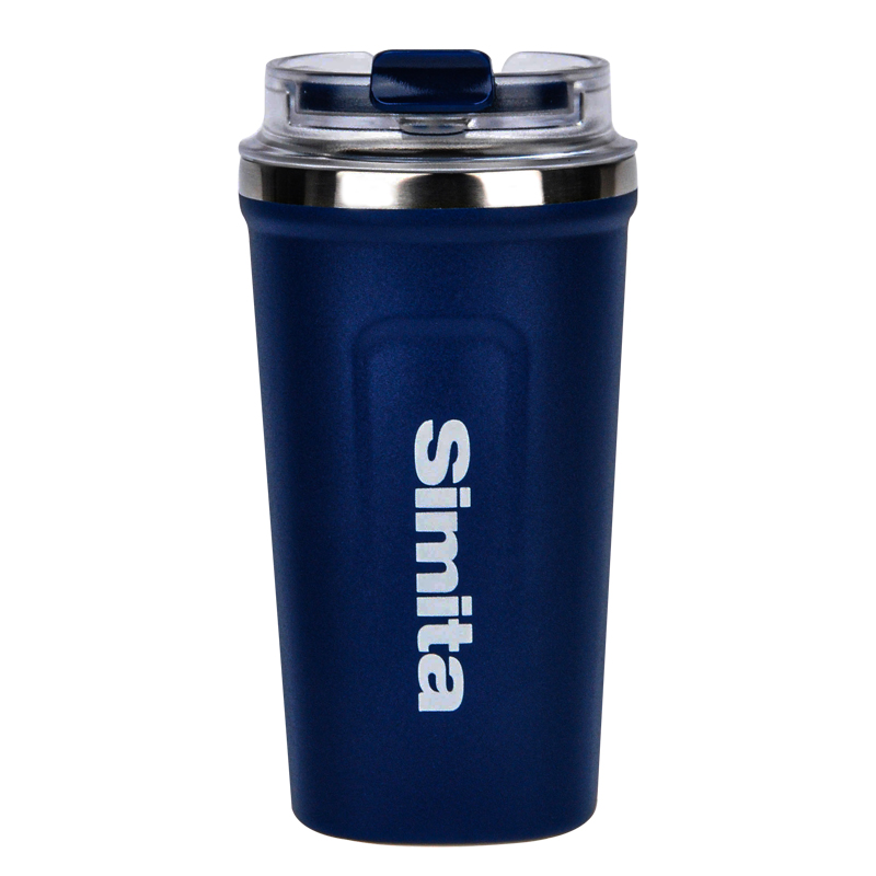 Simita Reizen Koffie Mok, Rvs Thermos Tumbler Cups, Vacuüm Geïsoleerde Fles Thermo Kopjes, Bier Drinkware Fles: Blauw