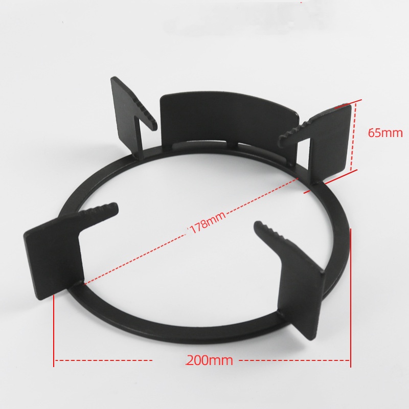Soporte de hierro fundido para ollas y sartenes, estante para quemador, estufa de Gas, herramientas de cocina, accesorios de utensilios de cocina, protector de estufa