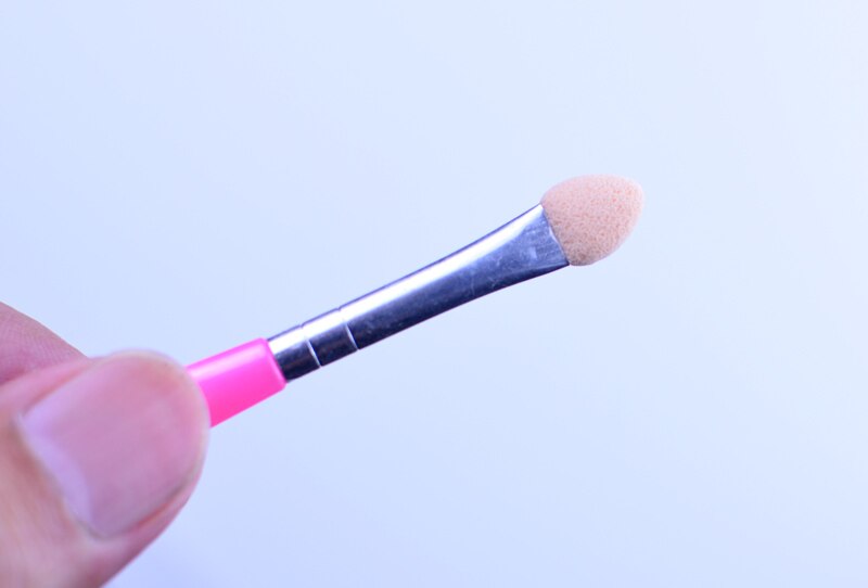 Pincel de sombra de ojos , esponja cosmética, brillo de uñas, esponja suave, delineador de ojos, aplicador para maquillaje de belleza, 10 piezas