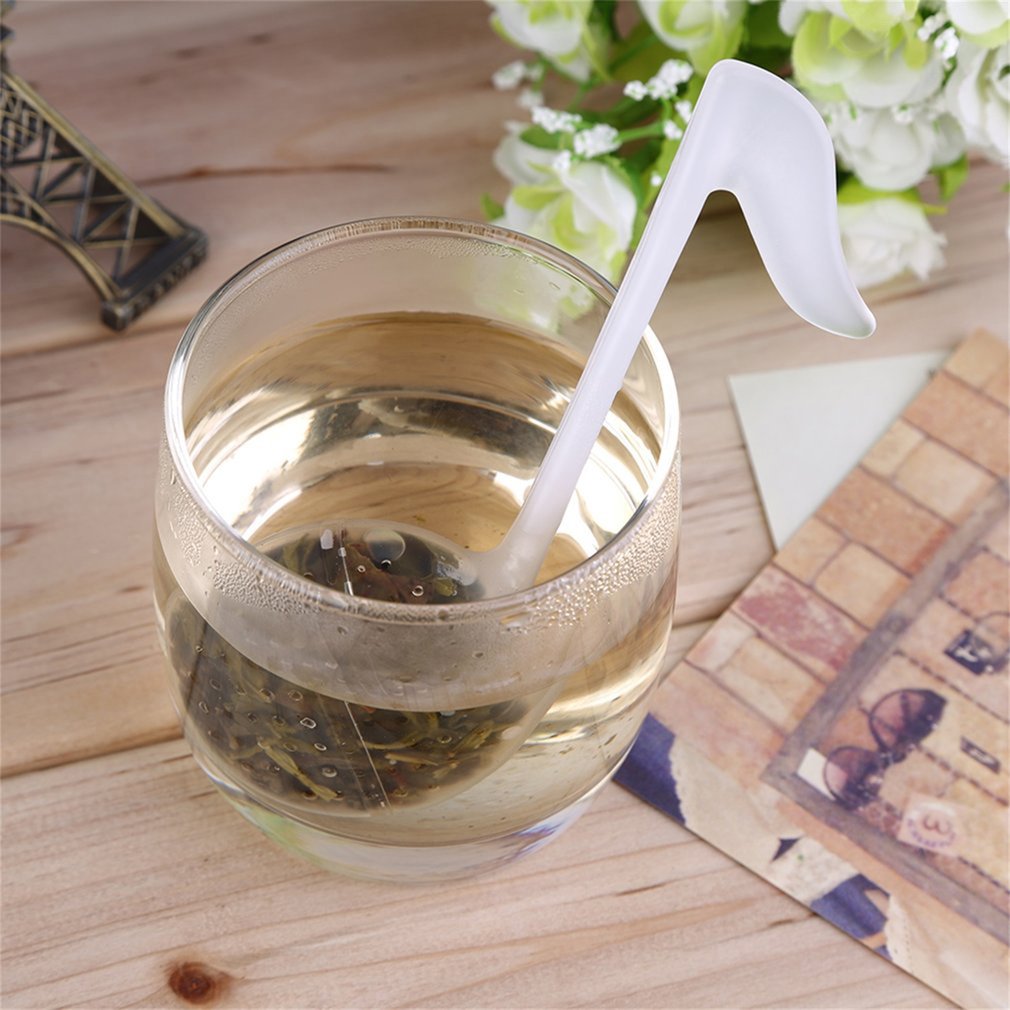 2PCS Teaspoon Infuser Filter Music Note Convenience Tea leaf Strainer Teaspoon Infuser Modern Plastic