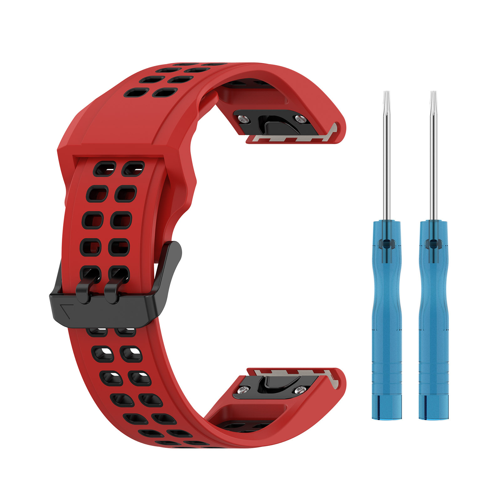 Voor Garmin Fenix 7/6S/5X horlogebanden Fenix6 Pro GPS Fenix5 plus 20/22/26mm quick-release tweekleurige bandjes en Fenix 7 bandjes