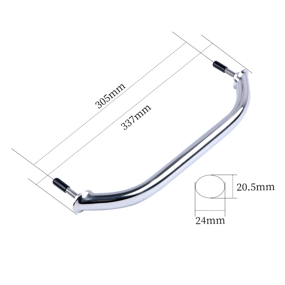 Boat Accessories 12"Marine 316 Stainless Steel Grip Handle Deck Handrail