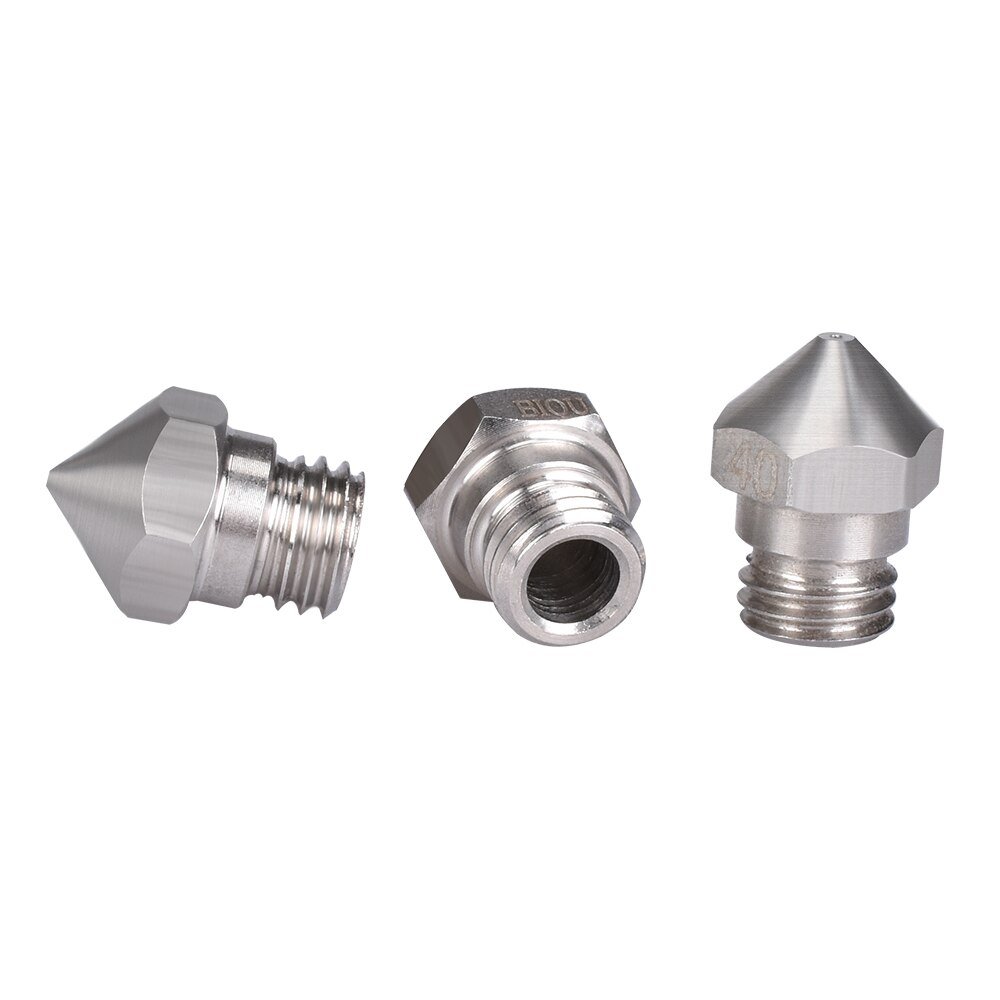 1 PC 3D części drukarki MK10 dysza M7 ze stali nierdzewnej 0.2/0.3/0.4/0.5/0.6/ 0.8 dla 1.75 MM żarnika dla 3D części drukarki Reprap