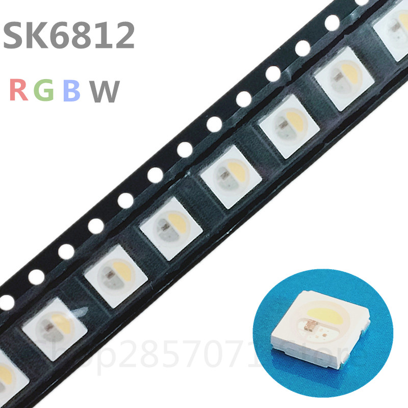 10 ~ 1000 stks SK6812 RGBW 5050SMD (vergelijkbaar met WS2812B) LED Chip Pixel 5 V