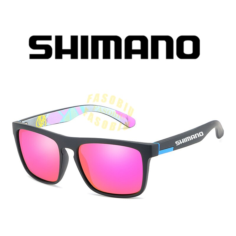 Shimano – lunettes de soleil polarisées UV400, pour hommes et femmes, sport, plein air, alpinisme, cyclisme, pêche, été, 2022: Photo Color 8