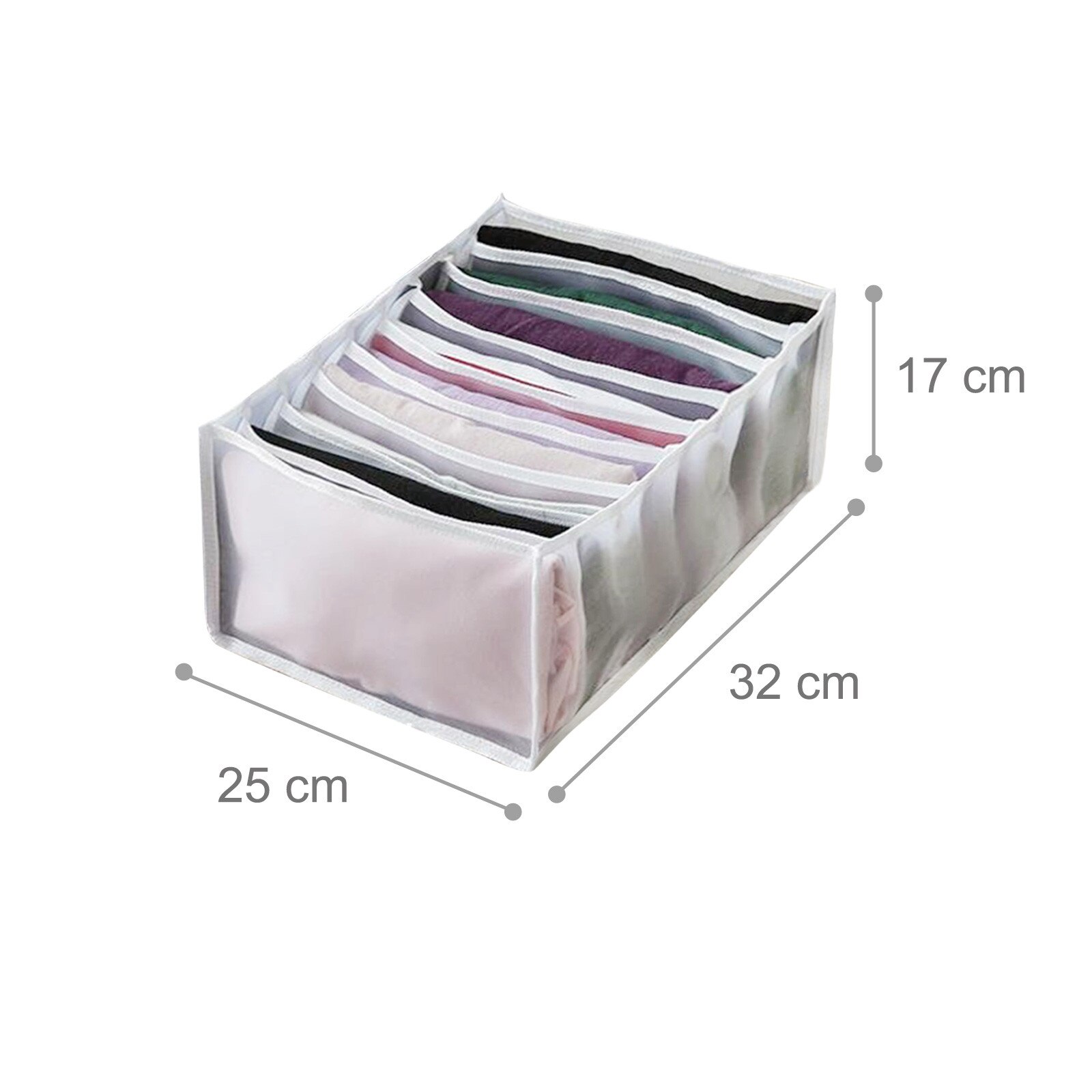 Organizer Voor Ondergoed Opbergdozen Voor Sokken Beha Thuis Wasbaar Opvouwbare Gescheiden Opslag Dressing Organisatoren Divider Dozen: A