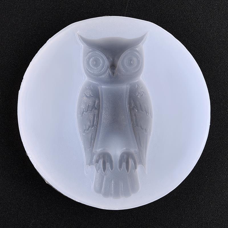 Halloween doodskist pompoen schedel uil vleermuisvorm siliconen mal hars mal epoxy uv hars knutselen doe-het-zelf sieraden maken gereedschap: 02- uilen