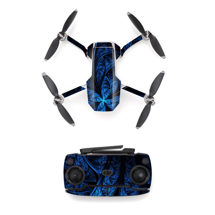 Pegatina de piel de estilo de línea hermosa para Mini Dron DJI Mavic y control remoto, calcomanía de vinilo, cubierta de piel, 13 estilos disponibles: Style 13