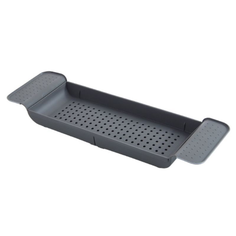 Étagère de baignoire, caddie de douche, support extensible, plateau de rangement au-dessus du bain, organisateur multifonctionnel pour salle de bain douche X4YD