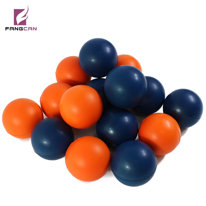 1 unidad de pelota de Squash de calentamiento FANGCAN, pelota de Squash de entrenamiento para principiantes, Bola de calentamiento de velocidad media para entrenamiento de 50mm, azul y naranja