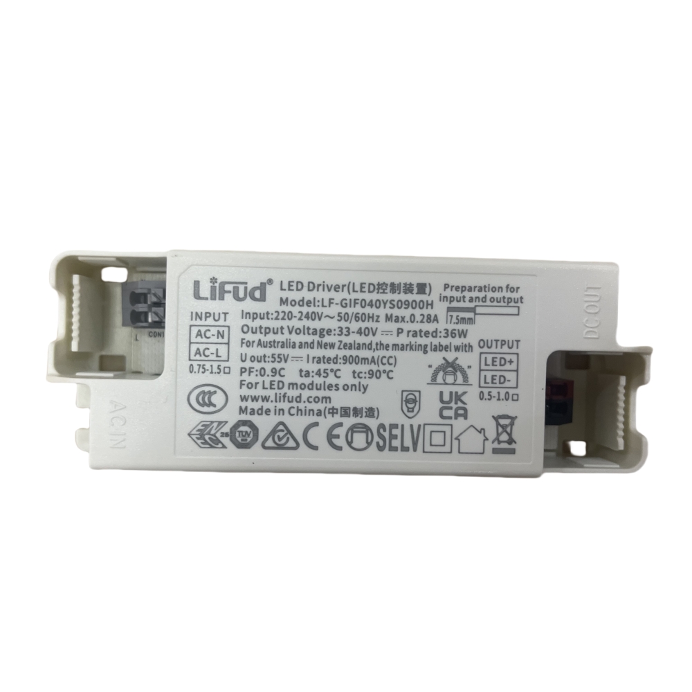 Lifud led-driver 40w 950ma 25-42v 220-240v lf-gir 040 ym 0950h led-strömförsörjning ljus led-armaturdriver gif 040 ys 0950h 38 w 33-40v: Default Title