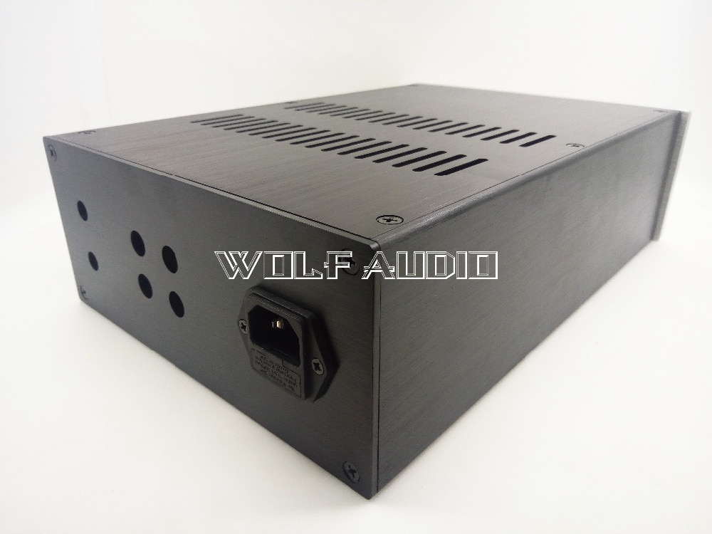JC229 Full Aluminum Amplifier Chassis Preamper Case Tube amp Enclosure DIY PSU Box for VU meter version