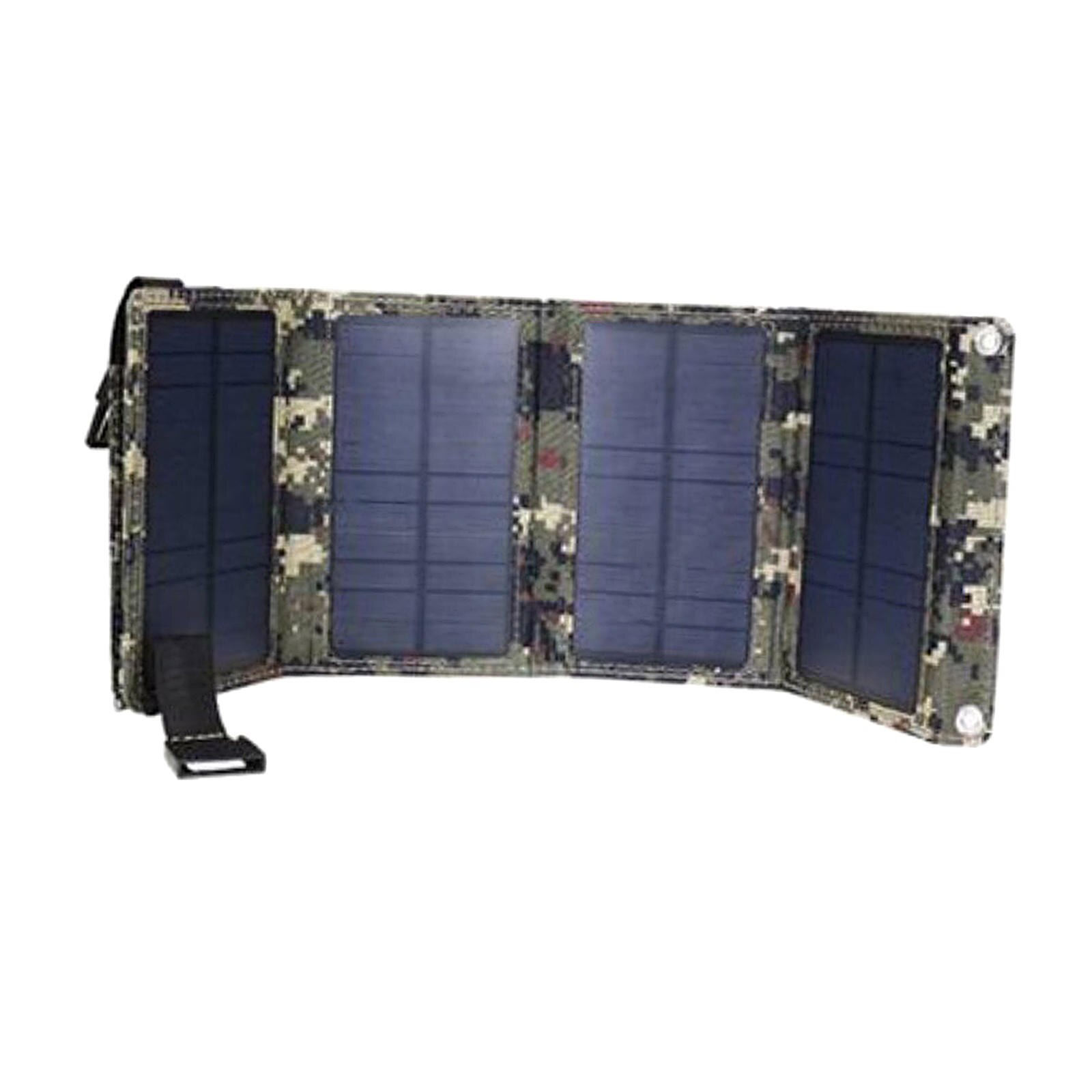 Portable Solar Panel 10W Waterproof USB Port Power Station for Hiking Tablet Smartphone