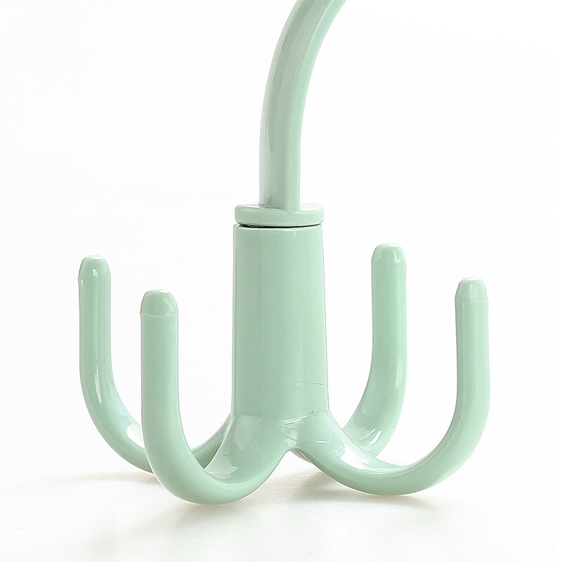 4 ganci cravatte portabiti salvaspazio armadi appendiabiti organizzatore di vestiti rotazione a 360 gradi scarpe sciarpa cintura appendiabiti