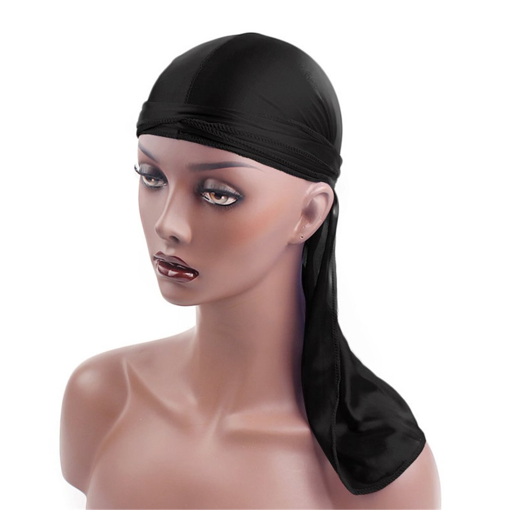 Mannen Vrouwen Zijde Satijn Ademend Silky Durag 360 Golf Koele Bandana Hoed Tulband