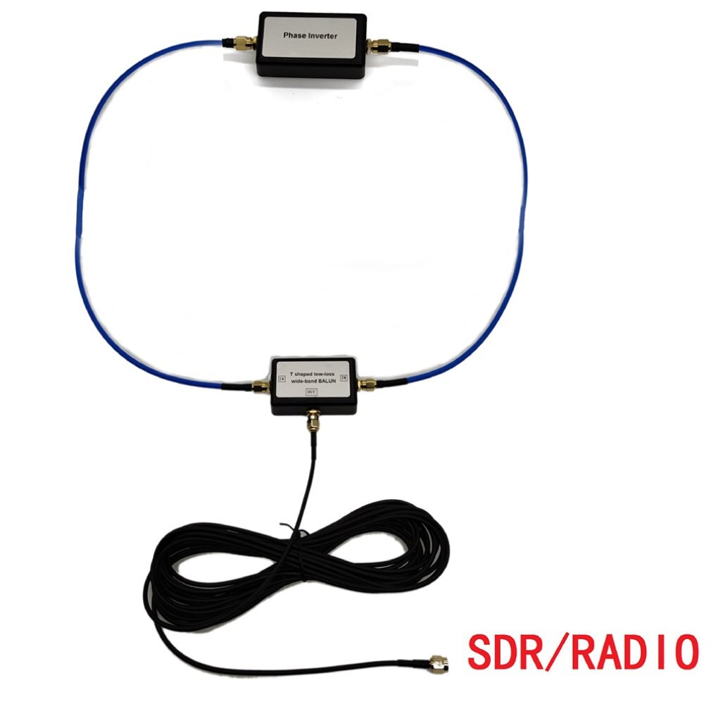 Magnetic Antenna Portable Passive Magnetic Loop Antenna for HF and VHF Latest Verison 10kHz to 30 MHz