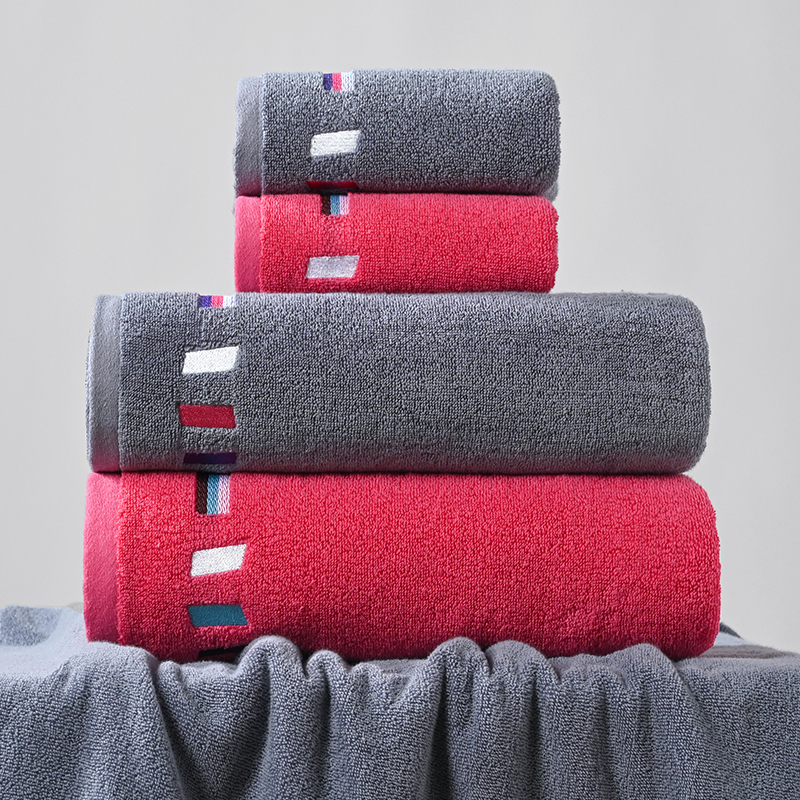 Adult Bath Towel 100% Cotton Bath Towel Sweat Absorbent Towel Sports Towel Strong Absorbent Bath Towel Colourful Bath Towel Set