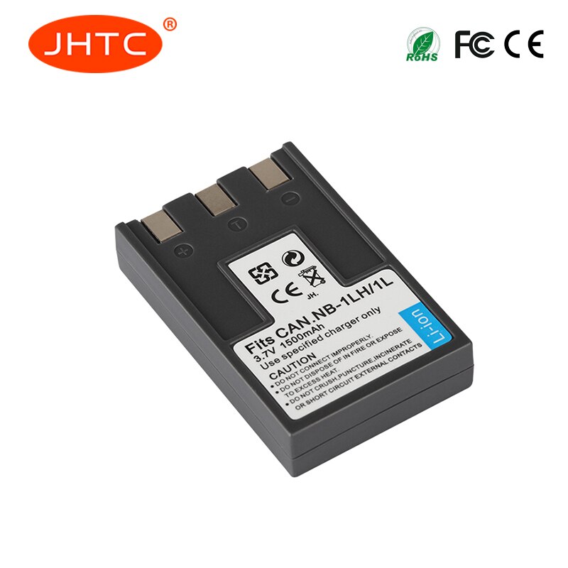 JHTC-batería NB-1L NB1LH para Canon S110 Digital ELPH,S200, S230,S300, Shot S330,Powe NB1L, 1500mAh, NB-1LH