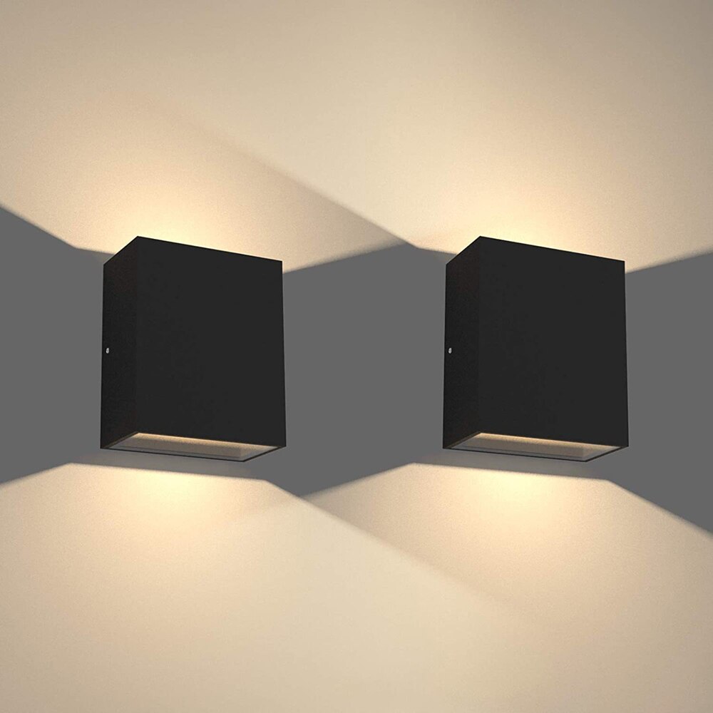 6w ledet utendørs vanntett vegglampe soverom stue innendørs vegglampe hjem belysning hagegang korridor dekorere vegglampe