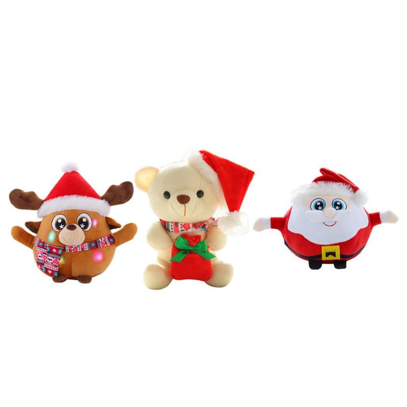 Katoen Xmas Bear Kerstman Elanden Musical Pop Hangers Ornamenten Partij Decor