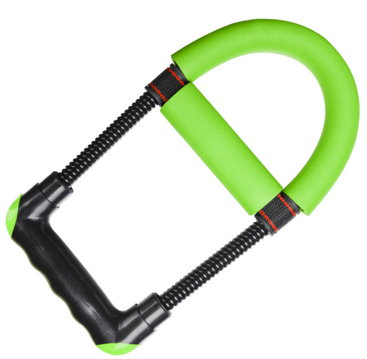 Agarre poder antebrazo de muñeca mano ejercitador de agarre Dispositivo de entrenamiento de fuerza Fitness Muscular fortalecer la fuerza equipo de Fitness: green