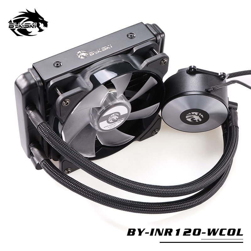 BYKSKI Water Cooling Kit Basic Kit with 120mm/240mm Radiator + Pump + CPU Block + Fan Simple Cooling Building