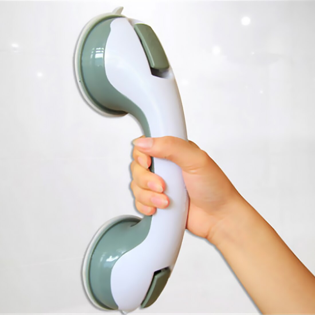 Badkamer Sterke Vacuüm Zuignap Handvat Anti Slip Ondersteuning Helpende Grap Bar Voor Ouderen Veiligheid Douche Bad Ondersteuning