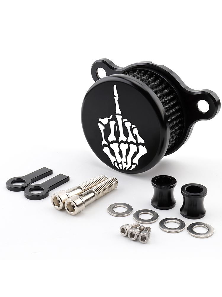 Système d'admission de filtre à Air de crâne de moto pour Harley Sportster XL883 XL1200 Iron 883 quarante-Eghit soixante-deux Nightster: MULTI