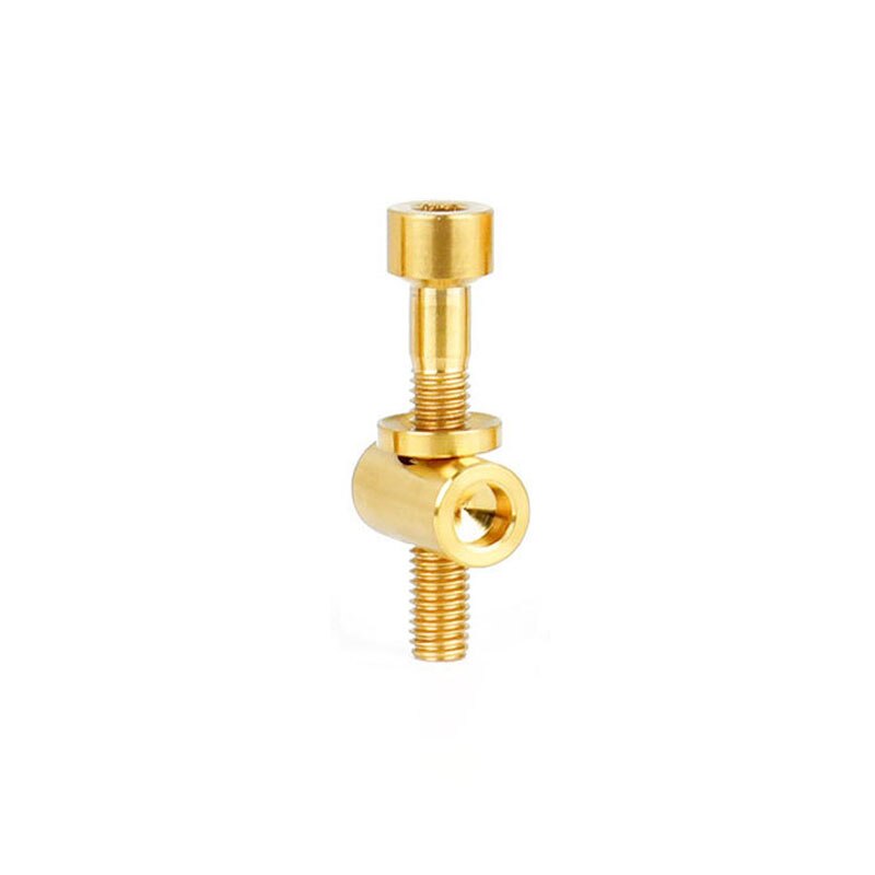 Titanium Ti M5 x 30 40 mm Inbussleutel Taper Hoofd Bout Schroef voor Fiets Stuurpen Zadelpen Fietsonderdelen accessoires: gold M5x30