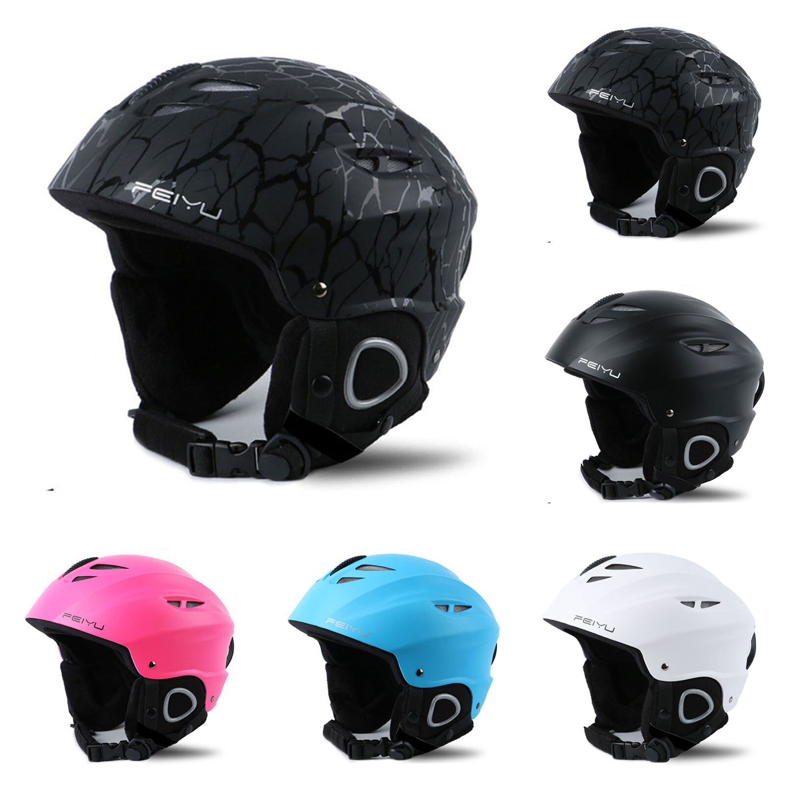 Unisex Ski Helm Integraal-Gegoten Skiën Helm Voor Volwassen En Kinderen Sneeuw Helm Skateboard Ski Snowboard Helm