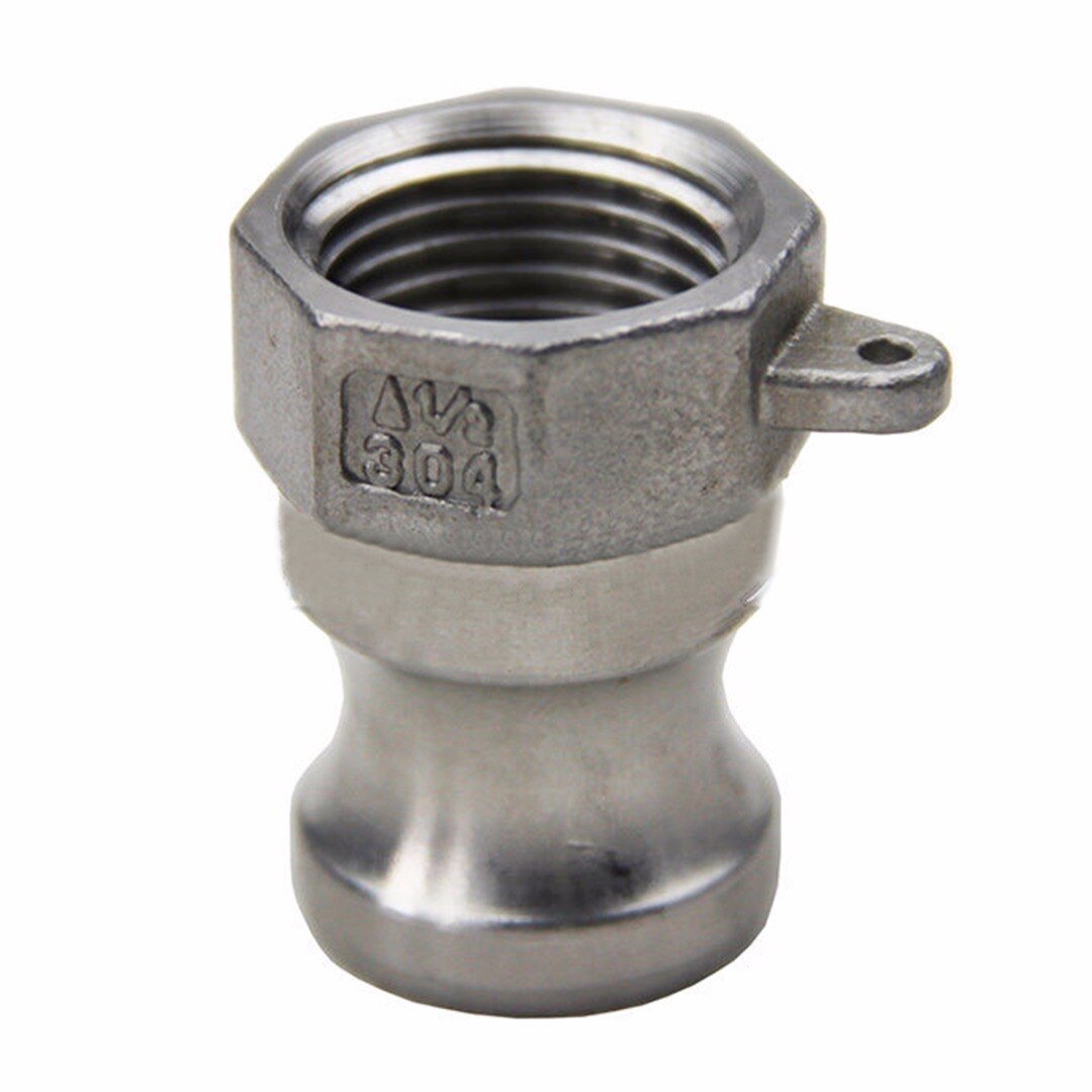 1pc 304 Stainless Steel Homebrew Camlock Fitting Adapter 1/2" MPT FPT Barb Camlock Quick Disconnect For Hose Pumps Fittings