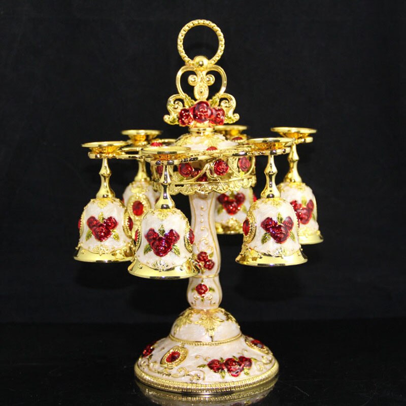 HeyMamba Luxurious Gold Plated Metal Wine Rack Hol... – Grandado