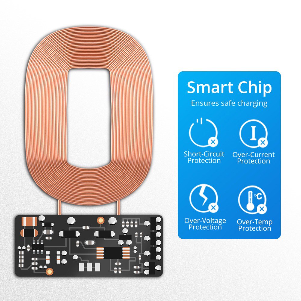 Wireless Charger Receiver For iPhone 7 6 6s Plus 5s 5 SE Qi Charging Adapter Micro Type C USB for Samsung Galaxy J7/J3/J6/S5 A50