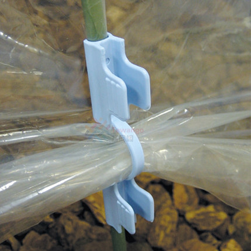 3 Size 10pcs Greenhouse Frame Pipe Tube Film Clip Shade Net Accessories Plastic Fixed Fittings Garden Film Clamp