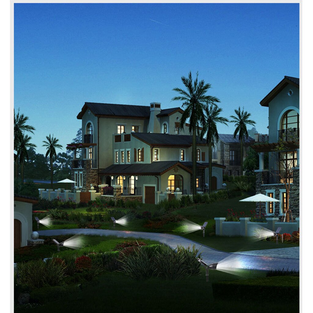 LED Solar Pathway Lights Landscape Patio Yard Lights Solar Wall Light for Garden Driveway Pathway ground light solar panel