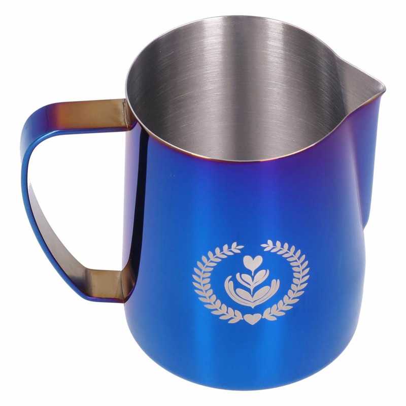 600ml Multi-Purpose Coffee Frothing Cup Stainless Steel Pointed Mouth Milk Froth Mug for Home