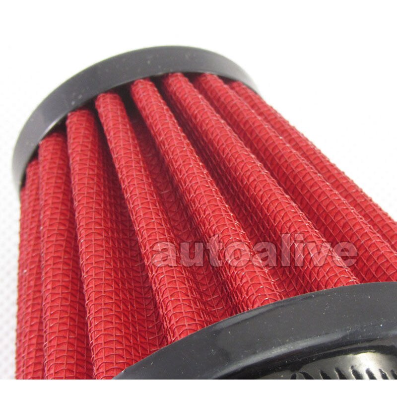 Motorcykel 48mm diameter kegle power luftfilter til 125cc 150cc gy6 scooter atv cykel