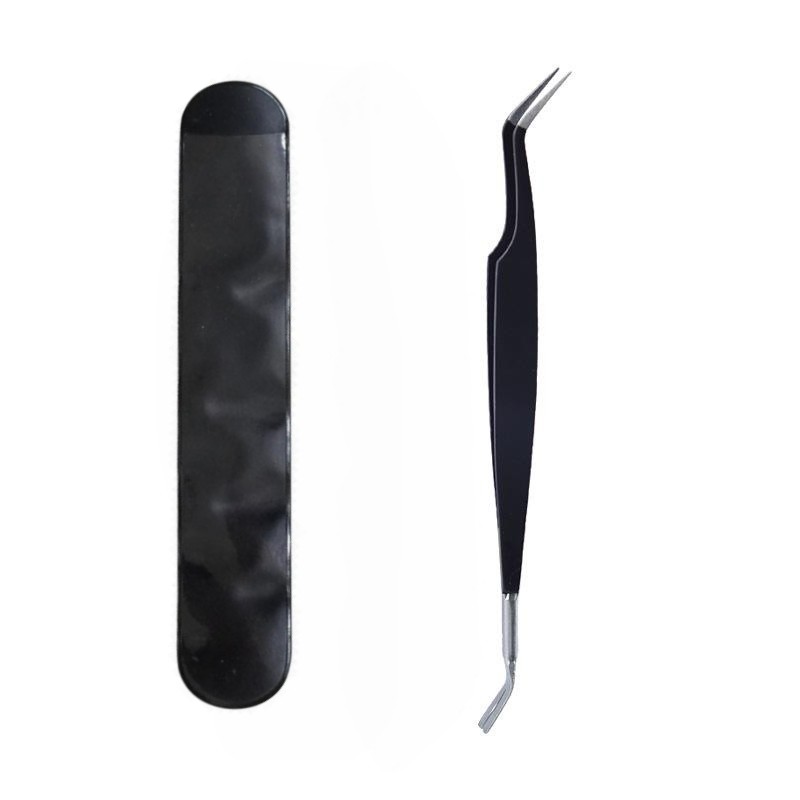 2 In 1 Tick Remover Tool Tick Removal Tweezers For Humans & Pets Pets Flea And Tick Removal Tick Remover Tools: black