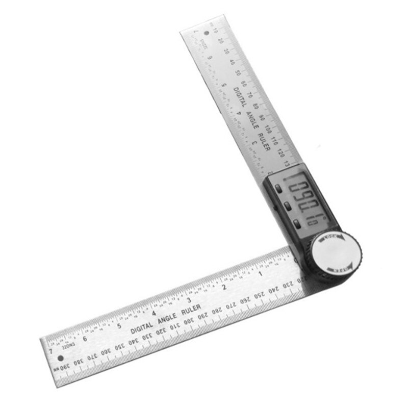 Protractor, Digital Protractor with Screen HOLD and 180 ° Rotatable Function, Bevel Ruler for Woodwork