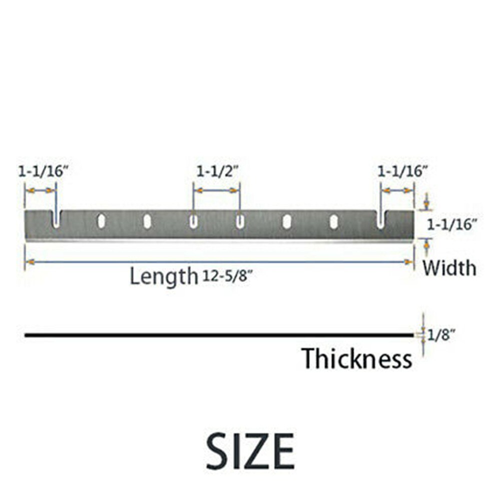 2Pcs Planer Blades 3*26.5*320mm Hss Planer Blades Replacement Woodworking Machinery Parts For DeWalt DW733