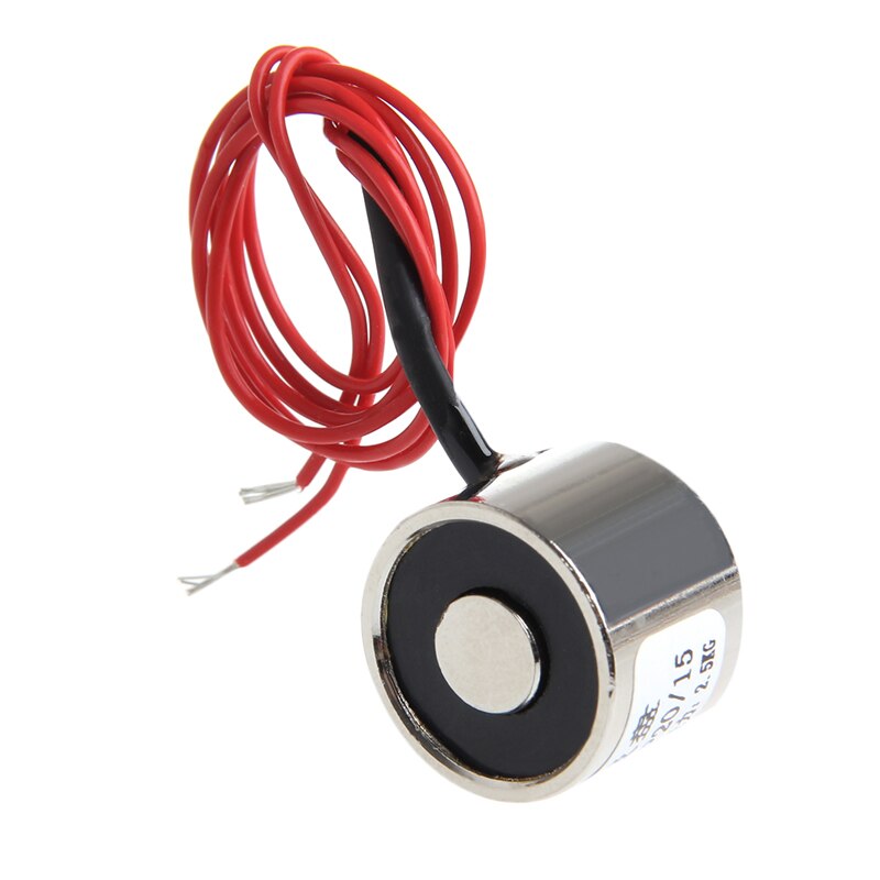 Hållmagnet elektrisk  p20 / 15 lyft 2.5 kg elektromagnetmagnet  dc 12 v
