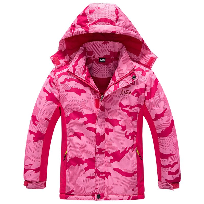 Abrigos rusos de invierno para niños, chaqueta cálida de algodón con capucha, abrigo impermeable, Parka larga,