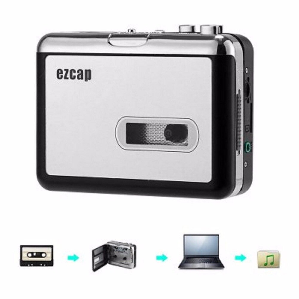 EZCAP232 Usb Cassette Player Cassette Te MP3 Converter Speler Omzetten Analoge Tapes Audio Naar Digitale MP3 Besparen Om Tf/ micro Sd-kaart