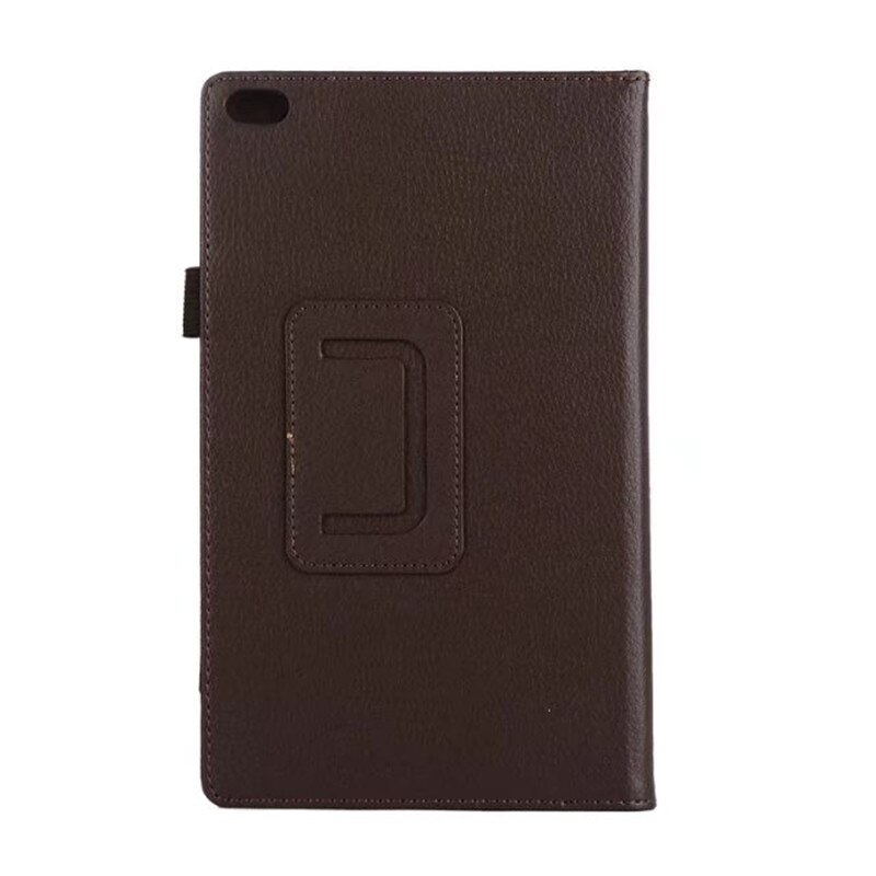 Pour Lenovo Tab 4 8 Plus TB-8704X TB-8704F TB-8704N Housse Folio PU Étui En Cuir pour Lenovo Tab4 8 Plus Étui Pour Tablette: brown