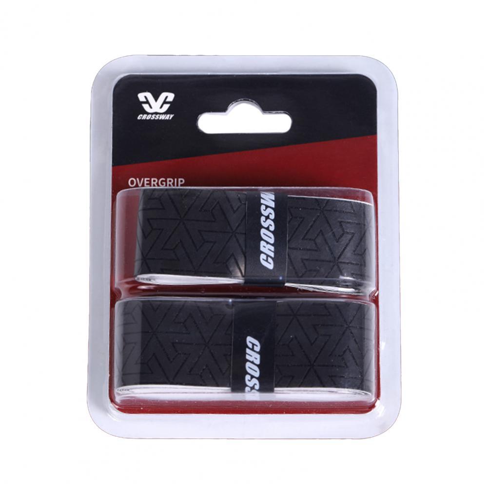 Racket Grip Cover Wear-resistant Racket Grip Band Faux Leather Practical Ergonomic Racket Handle Grip Tape:  Black