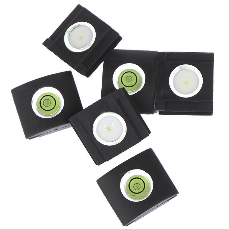 1pc camera-accessoires flitsschoen beschermkap met waterpas