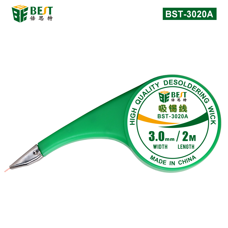 1Piece Wick Wire For BGA Welding Repair 1.5mm/2mm/2.5mm/3mm/3.5mm Width 2M Length Desoldering Braid Welding Solder Remover Tools: Red