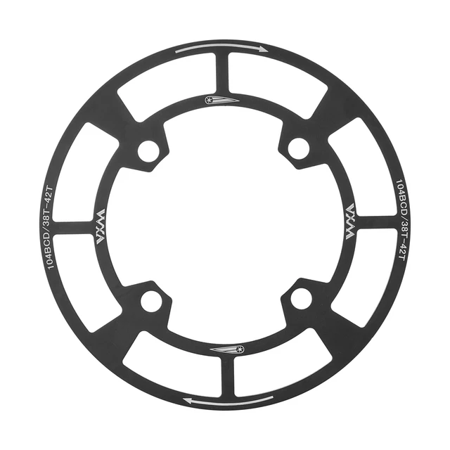 VXM MTB Bike Crank Star Ring Protector 104BCD 32/34/36/38T/ Chainring Protection Cover Cycling Crankset Guard Chainwheel Parts: PURPLE